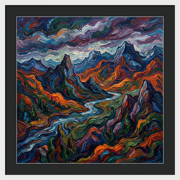 Adventure Landscape Expressionism