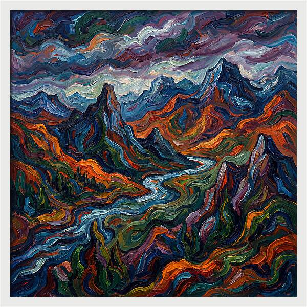Adventure Landscape Expressionism