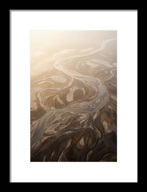 Aerial Abstract River Delta