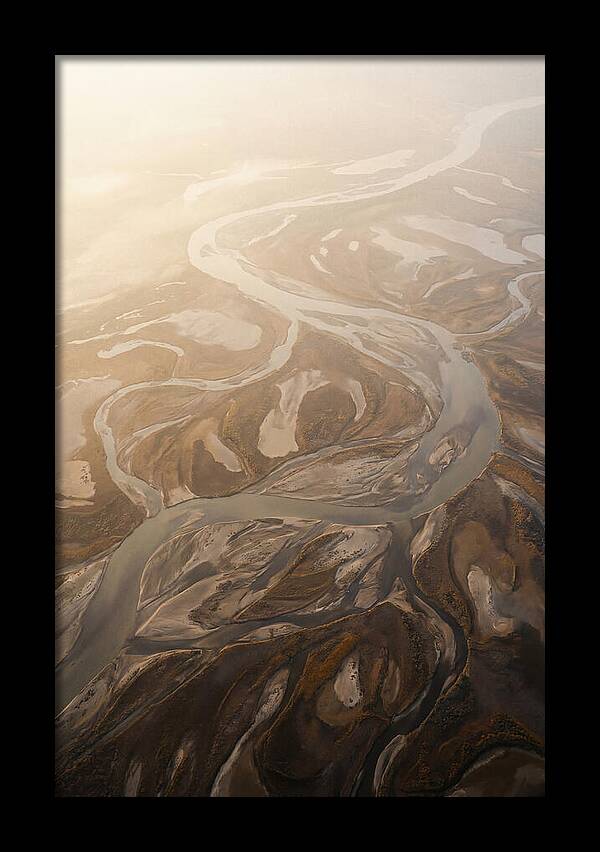 Aerial Abstract River Delta
