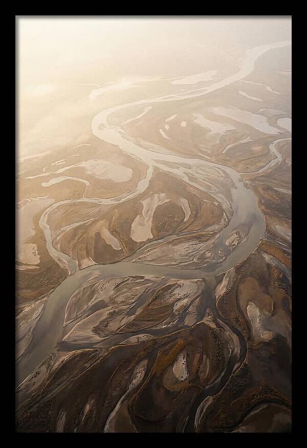 Aerial Abstract River Delta
