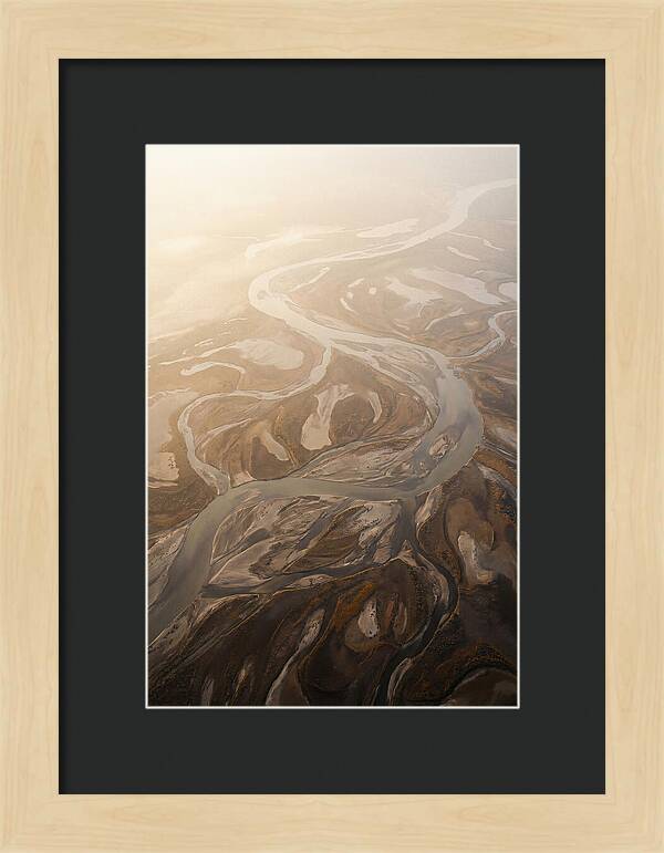 Aerial Abstract River Delta