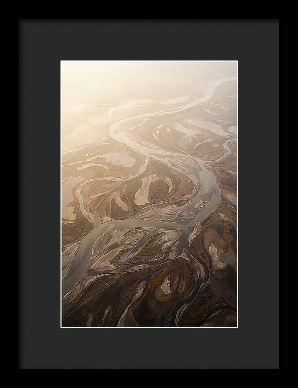 Aerial Abstract River Delta