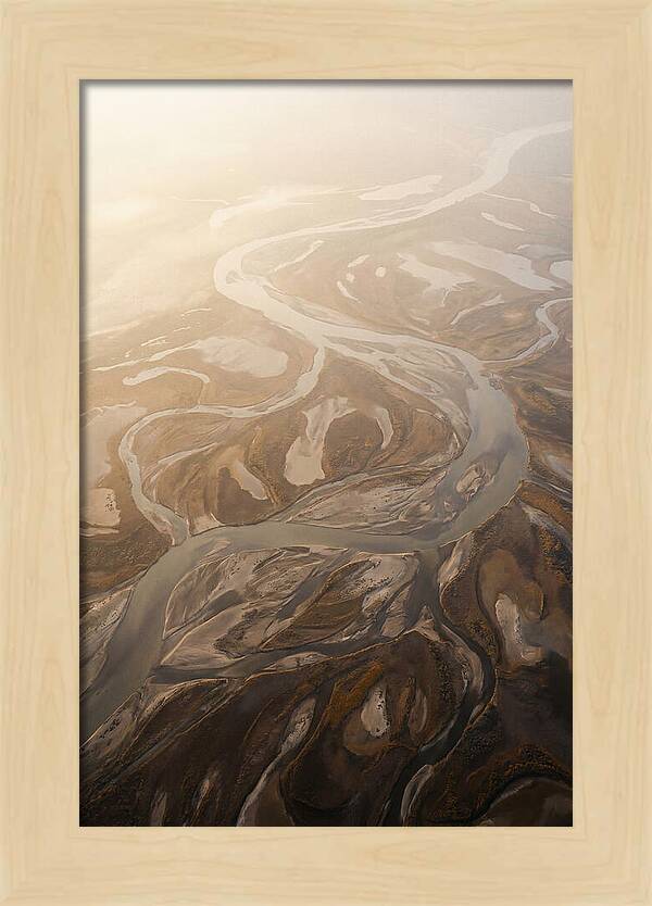 Aerial Abstract River Delta