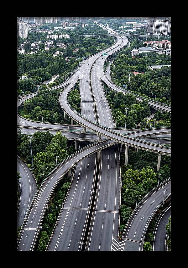 Aerial Highway Interchange