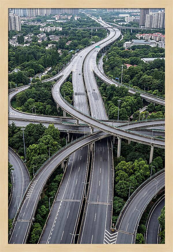 Aerial Highway Interchange