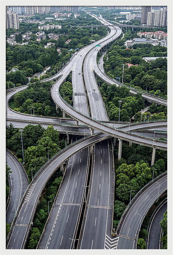 Aerial Highway Interchange
