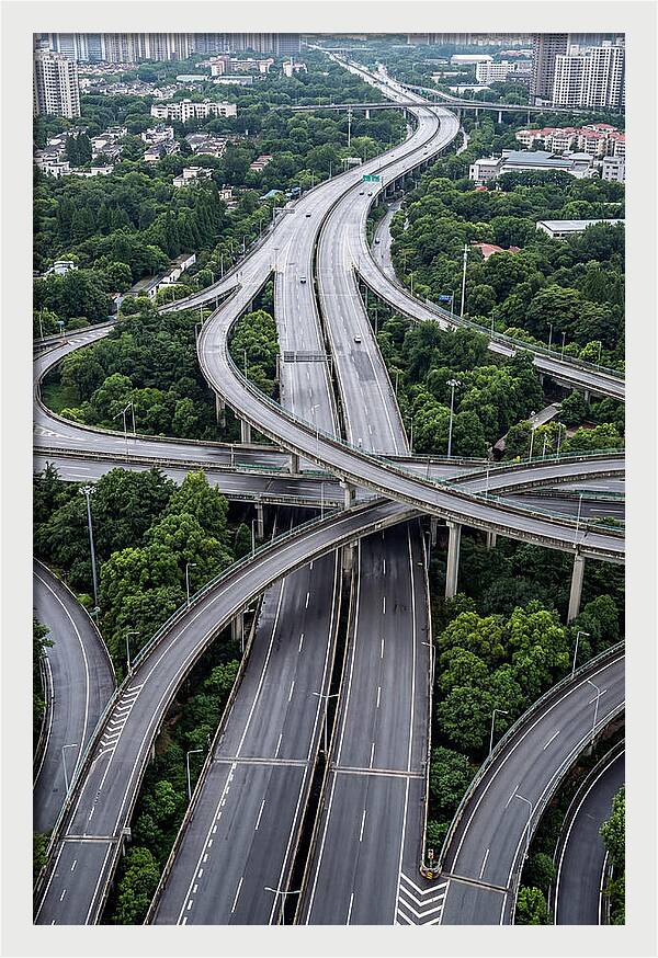 Aerial Highway Interchange