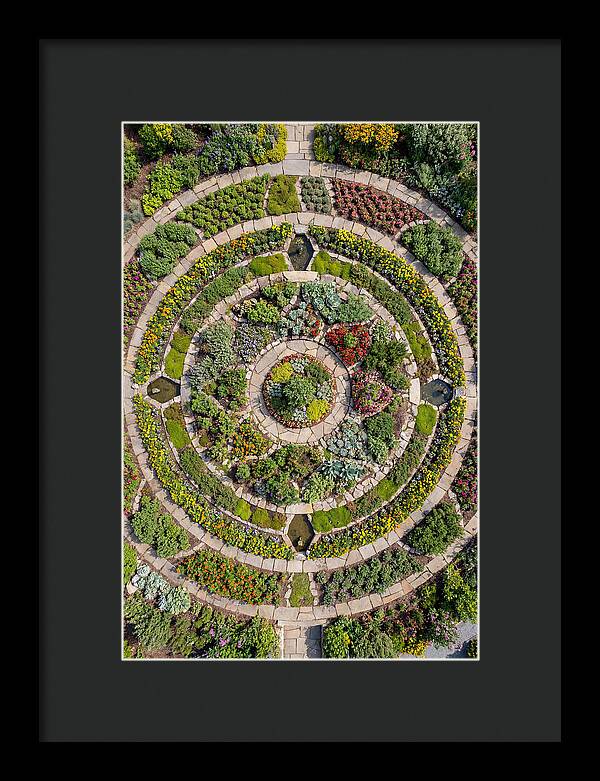 Aerial Perspective Of A Lush Garden