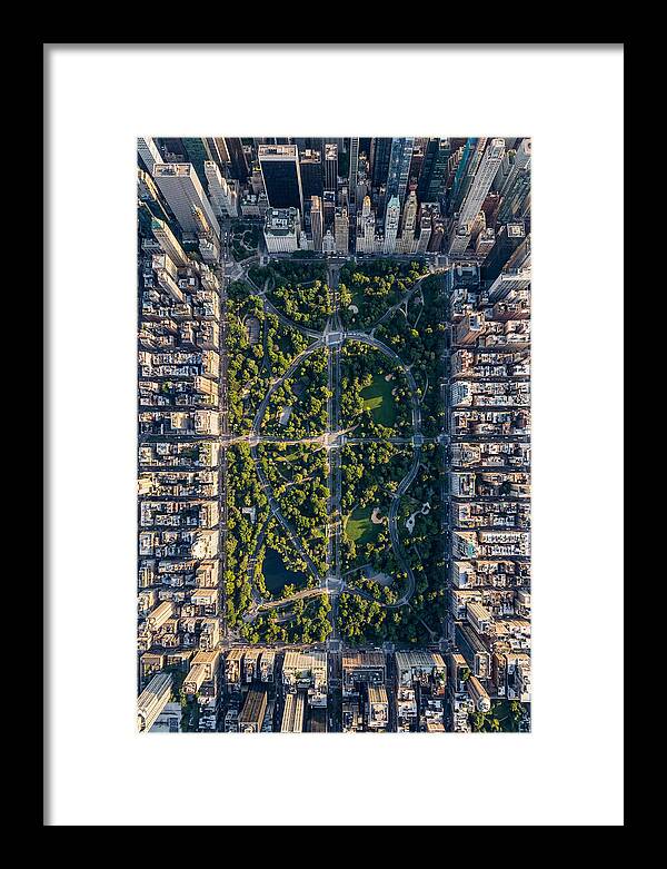 Aerial Perspective Of Central Park