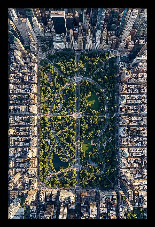 Aerial Perspective Of Central Park