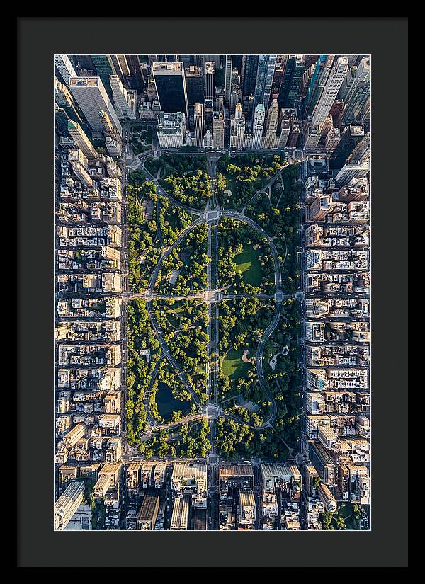 Aerial Perspective Of Central Park