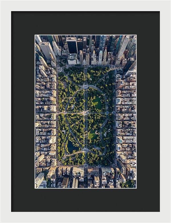 Aerial Perspective Of Central Park