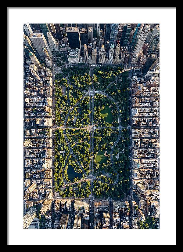 Aerial Perspective Of Central Park