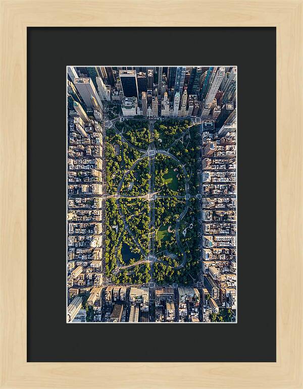 Aerial Perspective Of Central Park