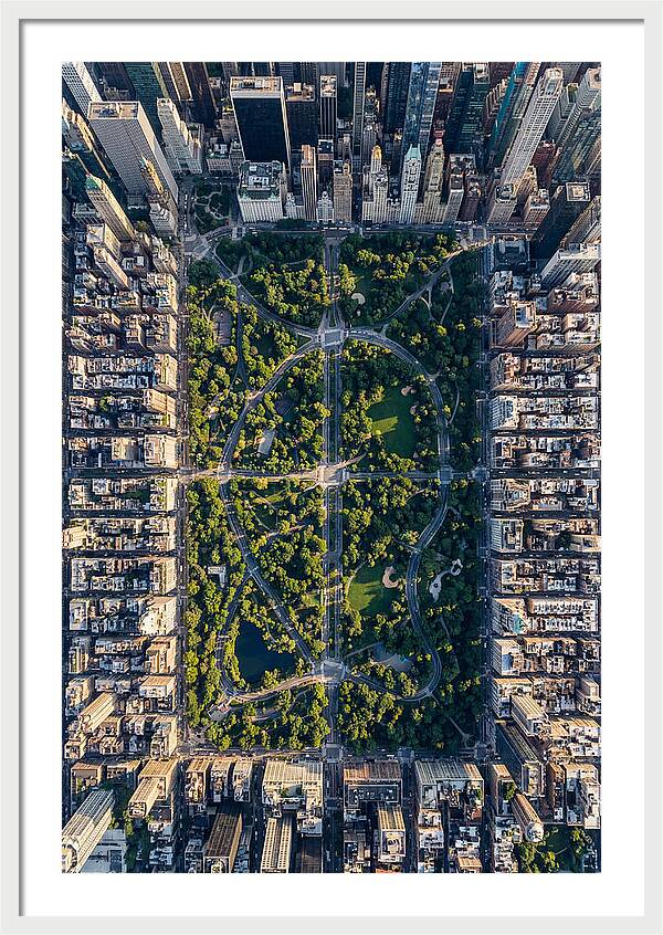 Aerial Perspective Of Central Park