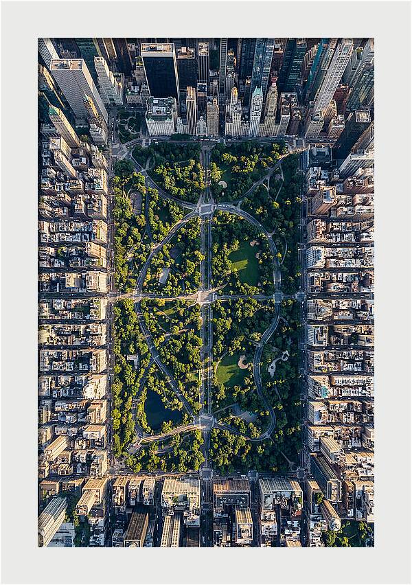 Aerial Perspective Of Central Park