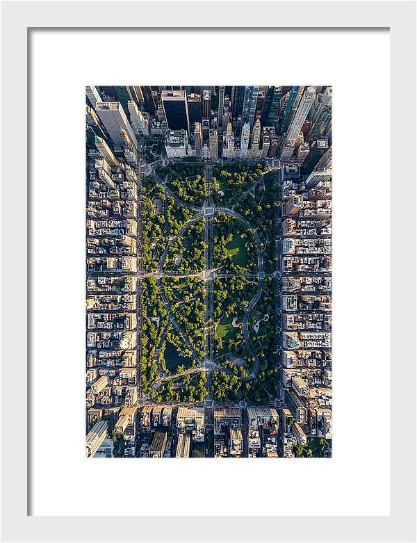 Aerial Perspective Of Central Park
