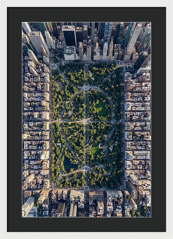 Aerial Perspective Of Central Park