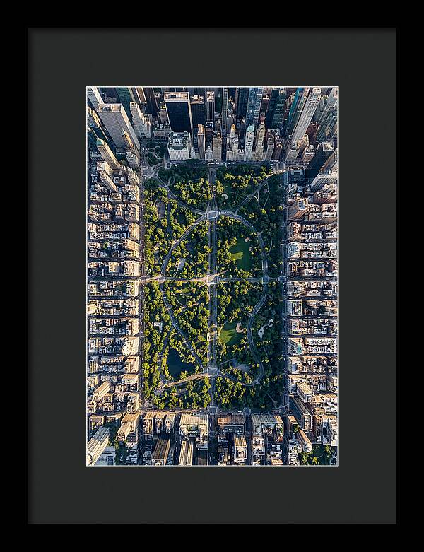 Aerial Perspective Of Central Park