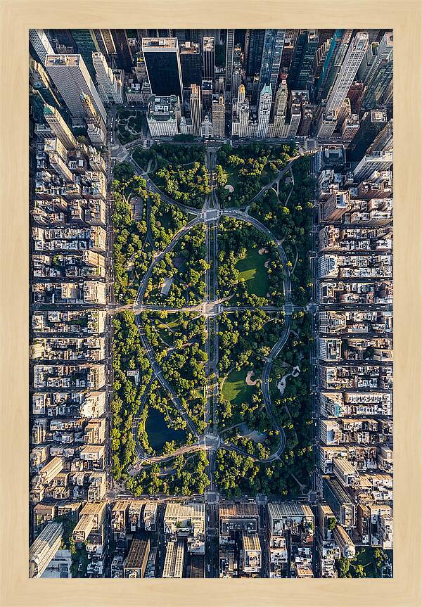 Aerial Perspective Of Central Park
