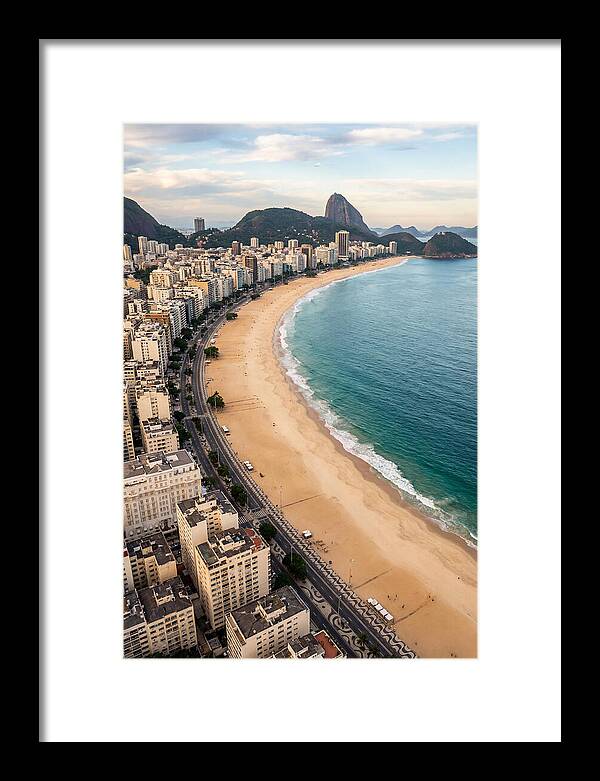 Aerial Perspective Of Copacabana Beach