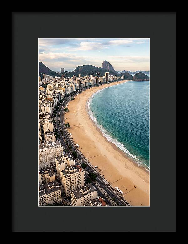 Aerial Perspective Of Copacabana Beach