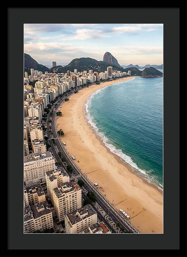 Aerial Perspective Of Copacabana Beach
