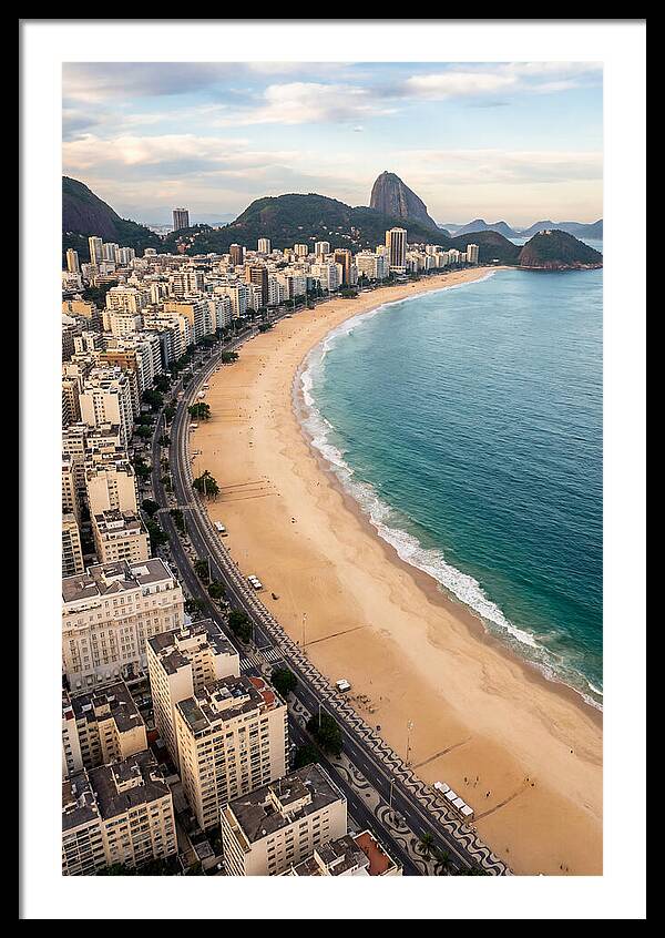 Aerial Perspective Of Copacabana Beach