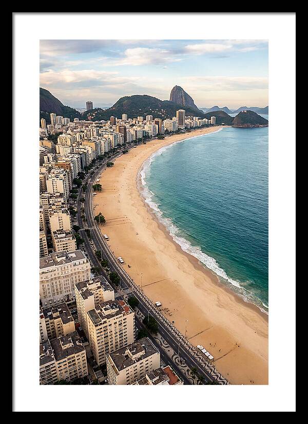 Aerial Perspective Of Copacabana Beach