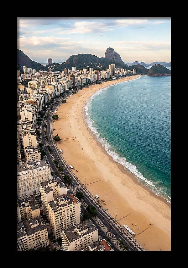 Aerial Perspective Of Copacabana Beach