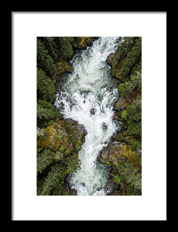 Aerial Perspective Of River Rapids