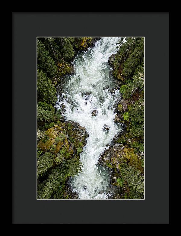 Aerial Perspective Of River Rapids