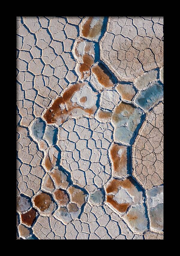 Aerial Perspective Of Salt Flats