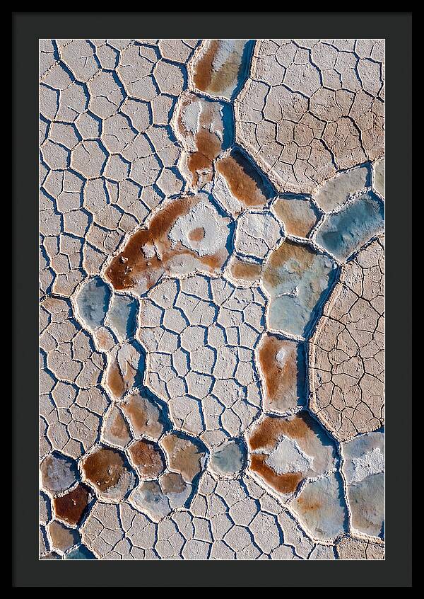 Aerial Perspective Of Salt Flats