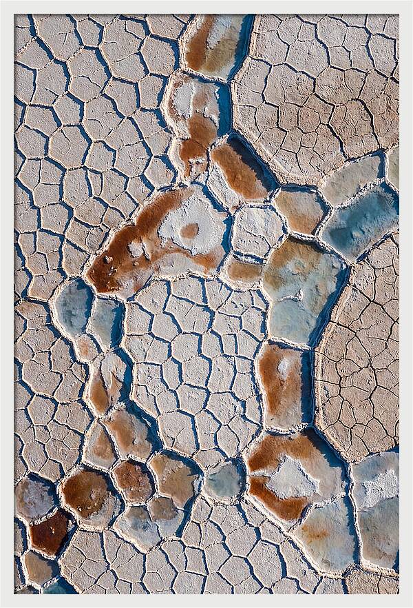 Aerial Perspective Of Salt Flats