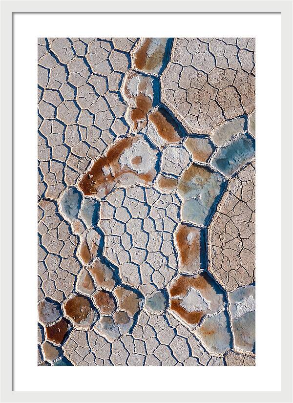 Aerial Perspective Of Salt Flats