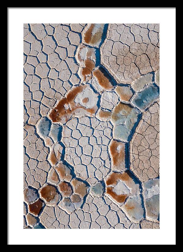 Aerial Perspective Of Salt Flats