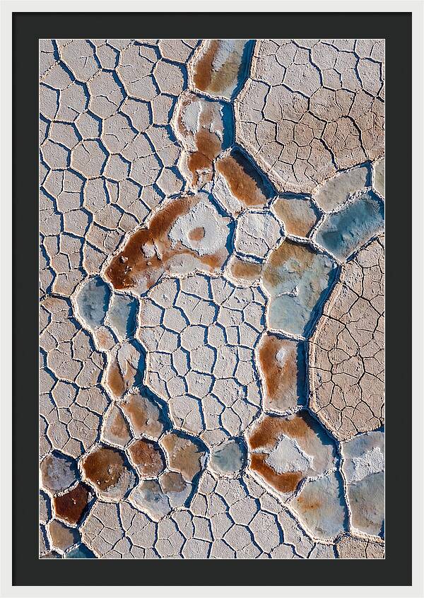 Aerial Perspective Of Salt Flats