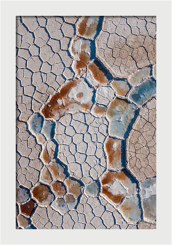 Aerial Perspective Of Salt Flats