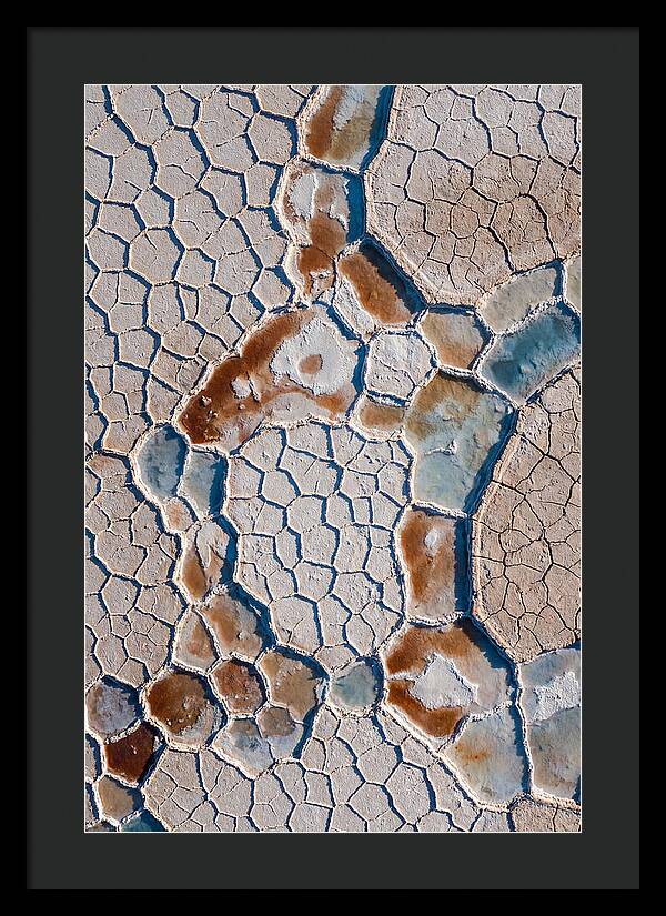 Aerial Perspective Of Salt Flats