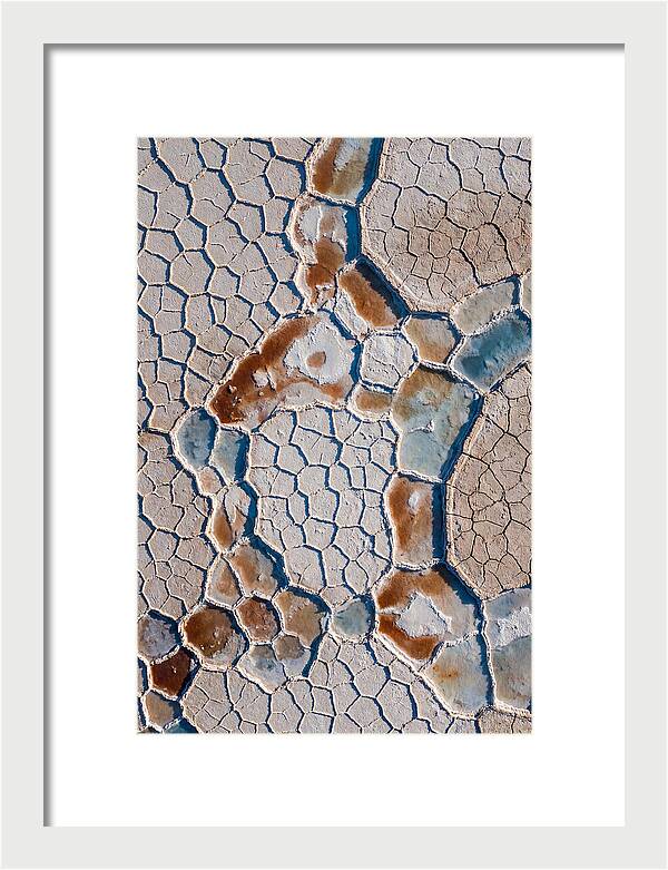 Aerial Perspective Of Salt Flats