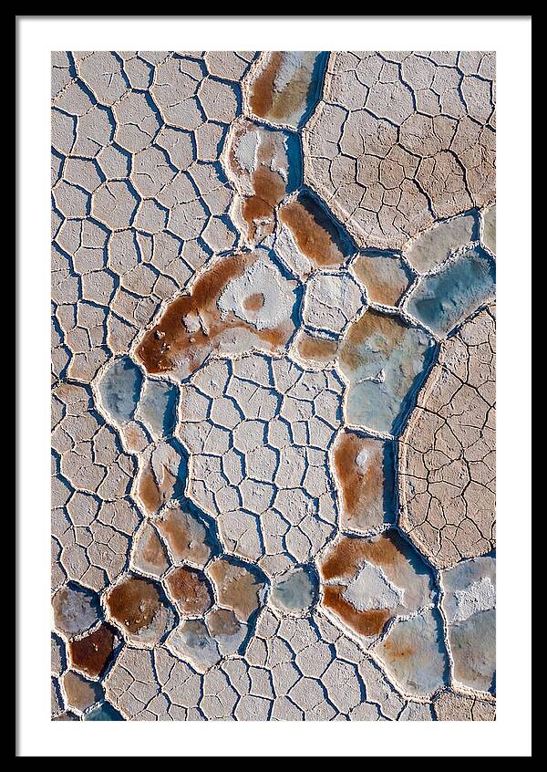 Aerial Perspective Of Salt Flats