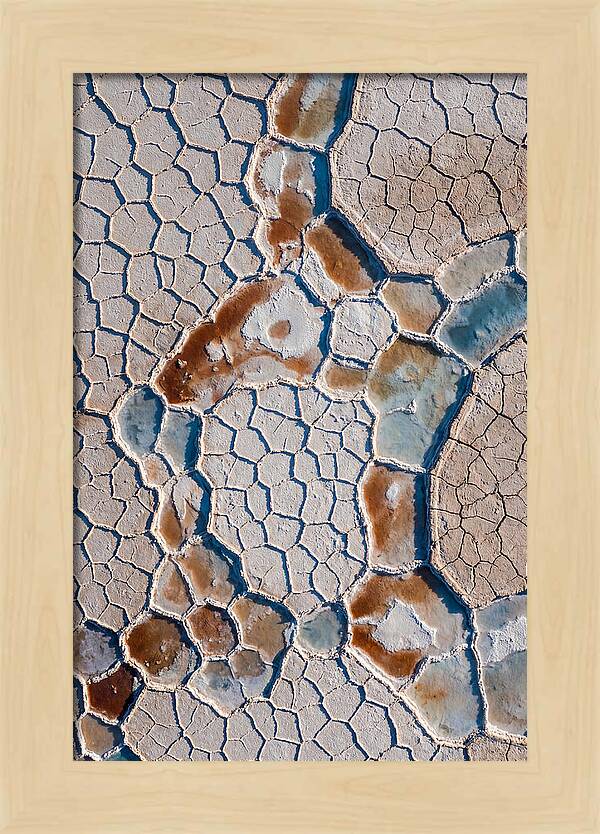 Aerial Perspective Of Salt Flats