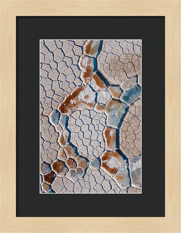 Aerial Perspective Of Salt Flats