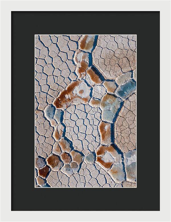 Aerial Perspective Of Salt Flats
