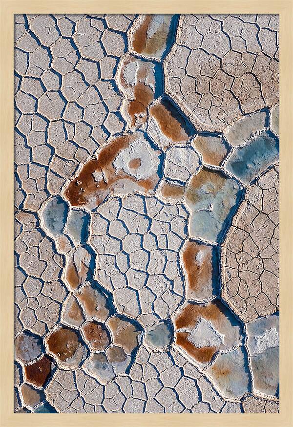 Aerial Perspective Of Salt Flats