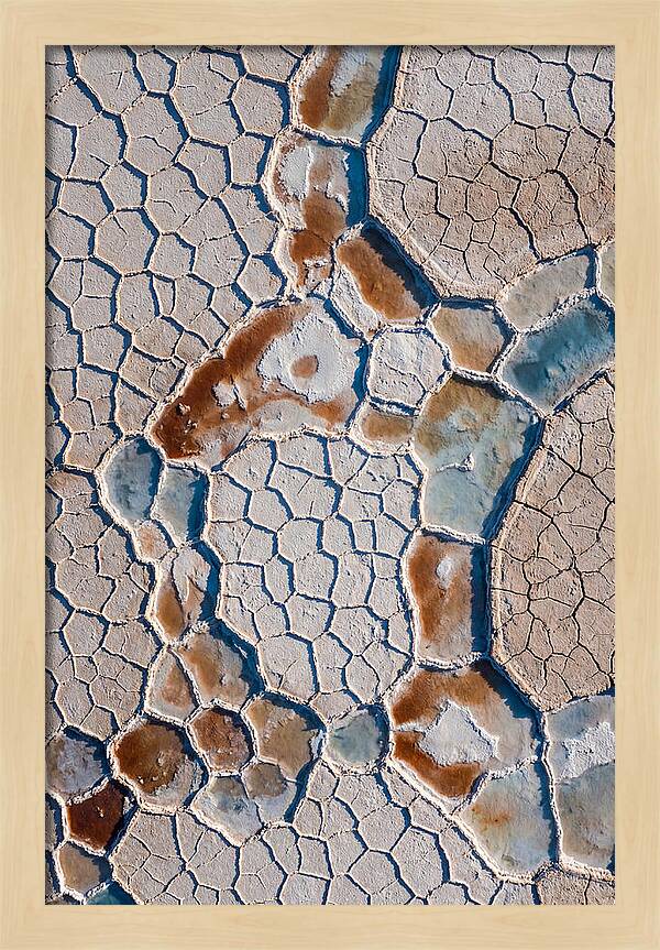 Aerial Perspective Of Salt Flats