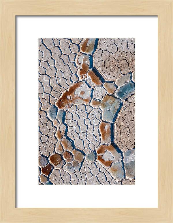 Aerial Perspective Of Salt Flats