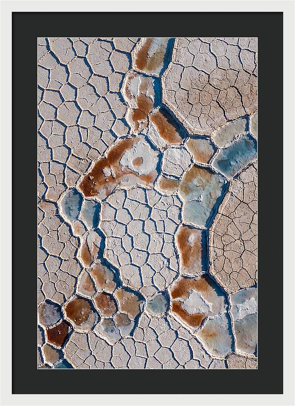 Aerial Perspective Of Salt Flats
